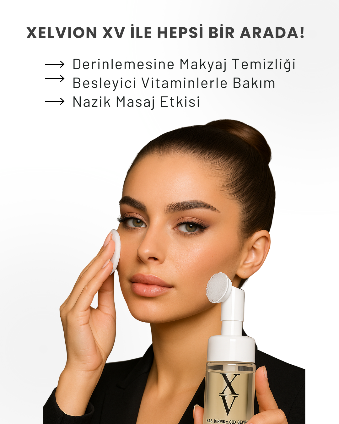 Xelvion XV Kaş, Kirpik ve Göz Çevresi Temizleme Köpüğü