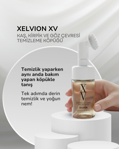 göz makyajı temizleme köpüğü Xelvion Kaş, Kirpik ve Göz Çevresi Makyaj ürünü.