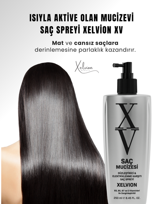 Xelvion XV Elektriklenme Karşıtı, Düzleştirici Etkili Saç Spreyi