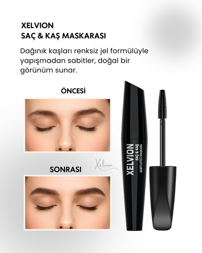 Xelvion XV Saç & Kaş Sabitleyici Maskara
