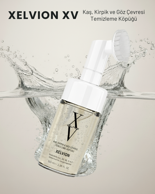 Xelvion Kaş, Kirpik ve Göz Çevresi Makyaj Temizleme Köpüğü